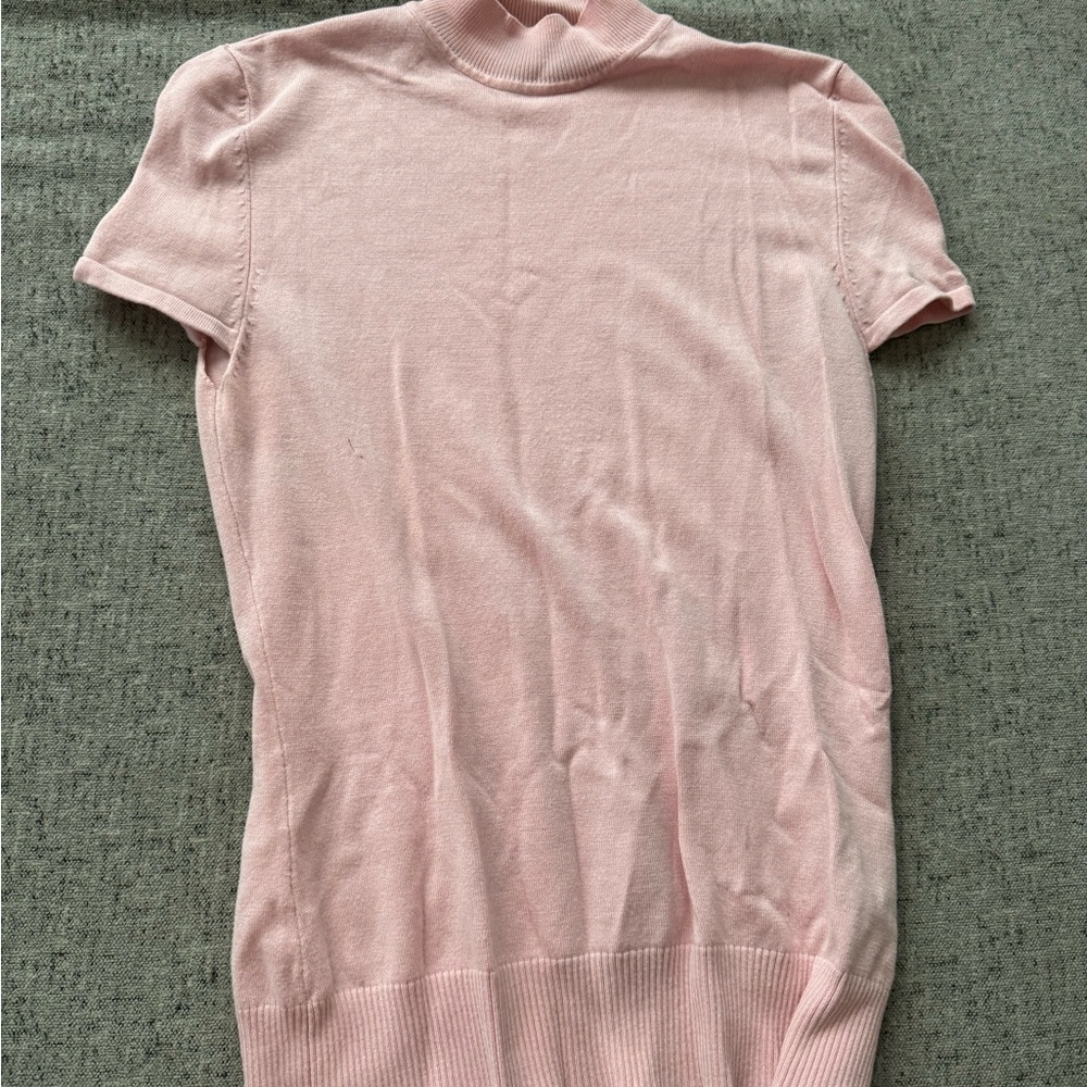 Vintage inspired mock neck top